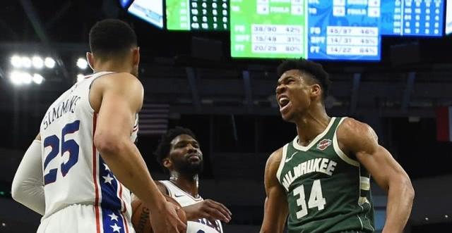  字母哥暴扣绝杀76人，雄鹿主场惊险保住东部第一宝座  